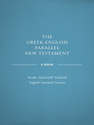 cover image of Greek-English Parallel New Testament